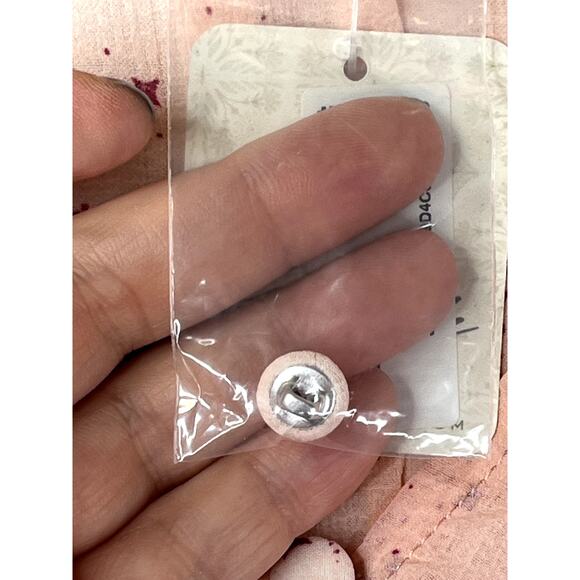 NWT Free People Stars Align blouse in pink combo, size S - Picture 5 of 12